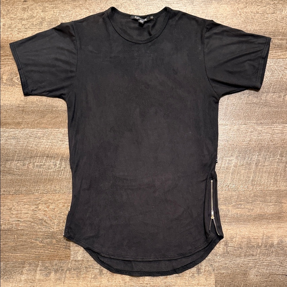 Rustic Dime Short Sleeve T-Shirt with Side Zips